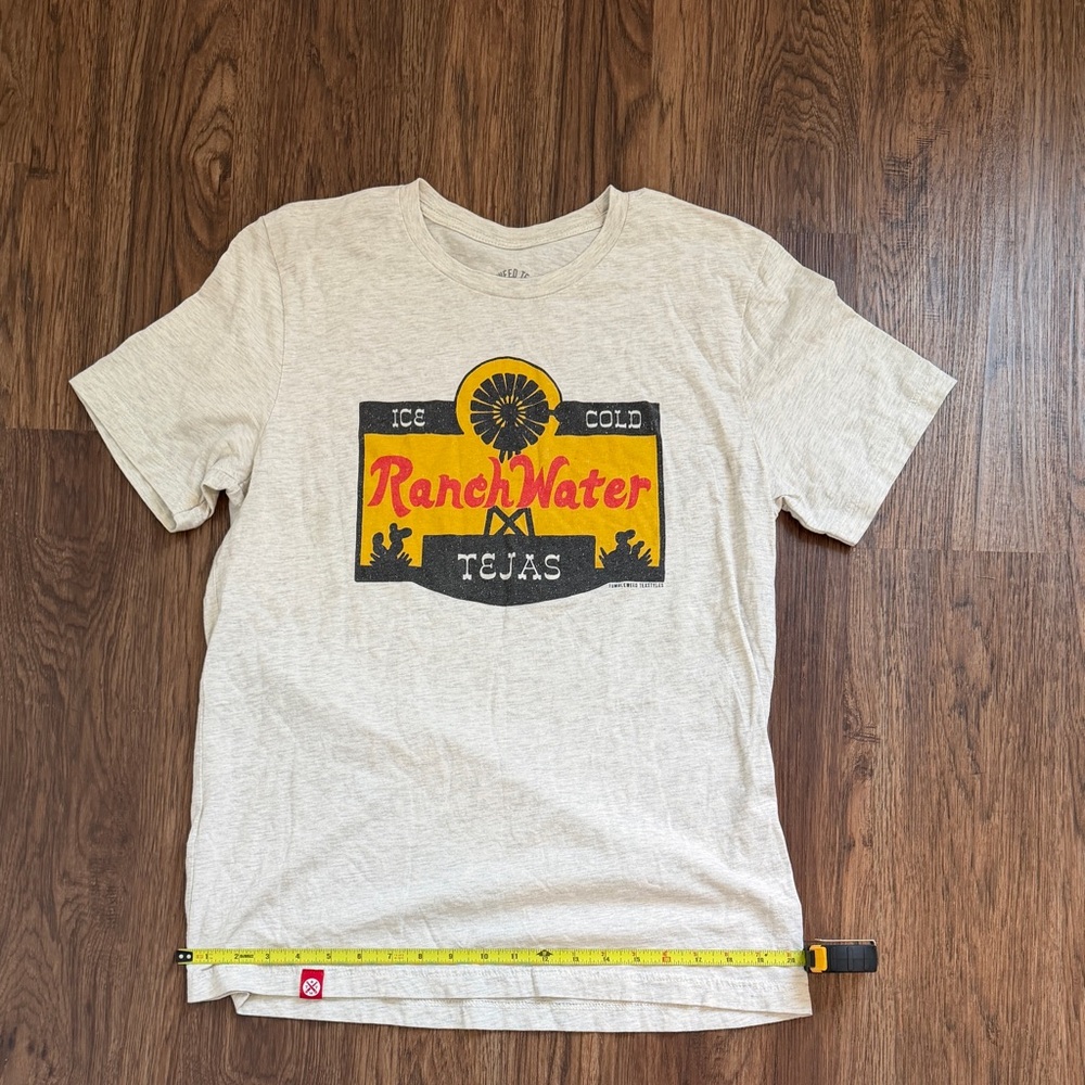 Beige Ranch Water Graphic Tee - Picture 3 of 6
